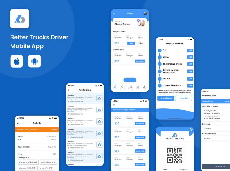 BetterTrucks Driver App