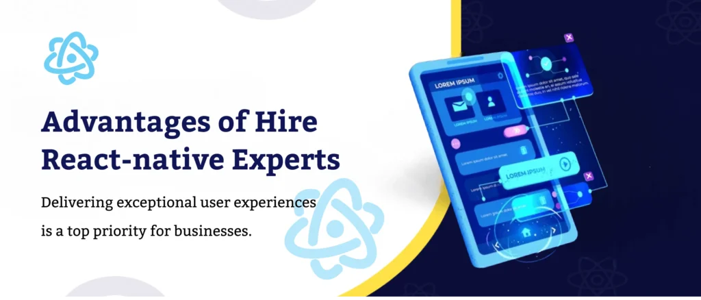 Advantages of hire react native experts blog banner