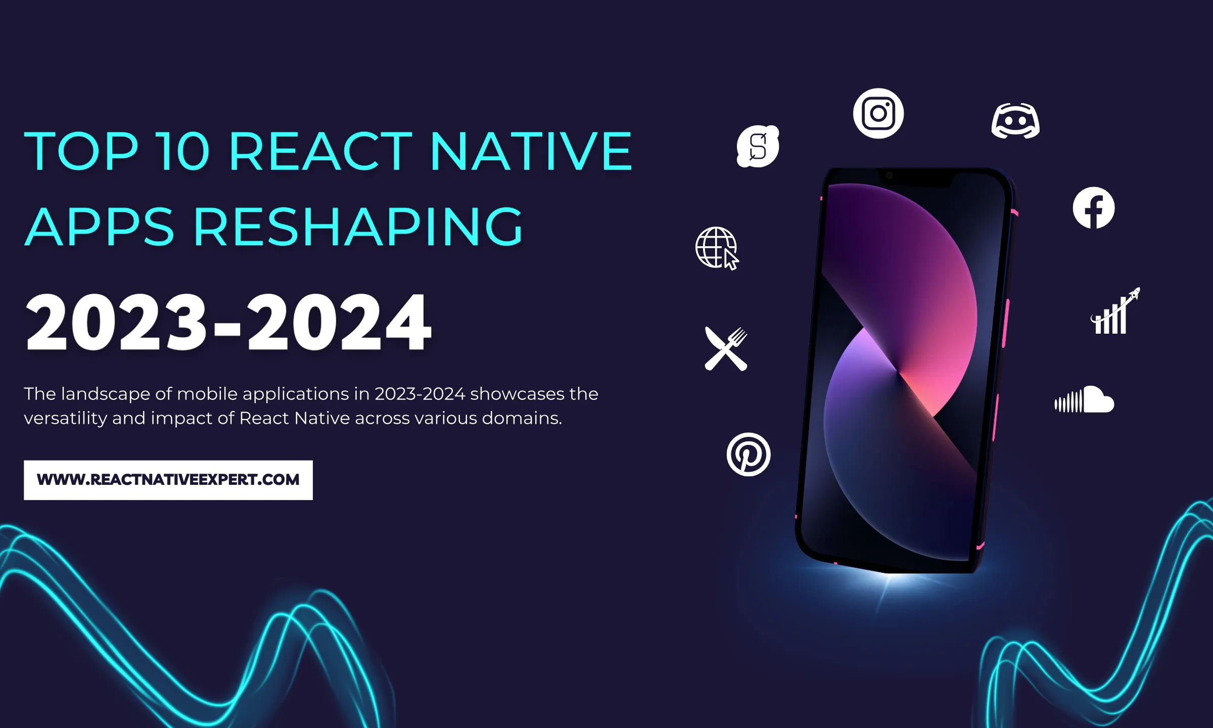 Top 10 react native apps reshaping 2023-2024