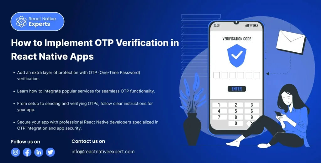 Implement OTP Verification in React Native