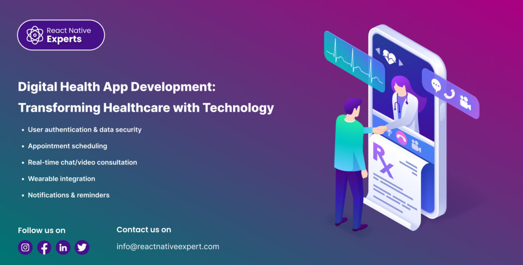 Digital Heathcare App Development services