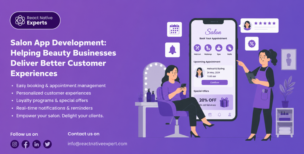 Salon App Development Services