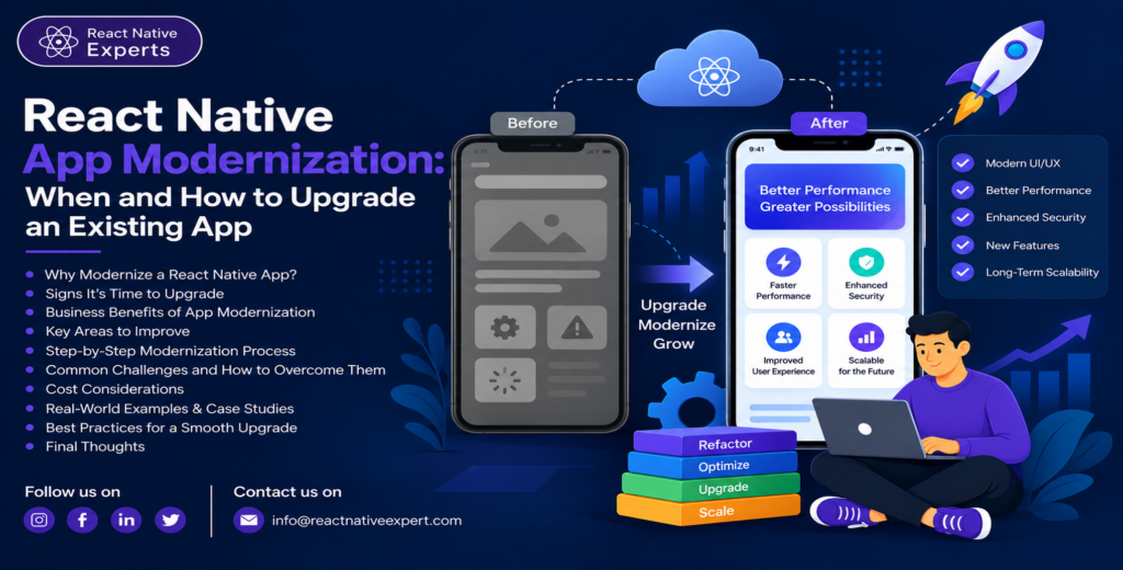 React Native App Modernization Image